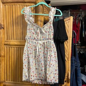 For Love and Lemons strawberry floral dress medium 🍓